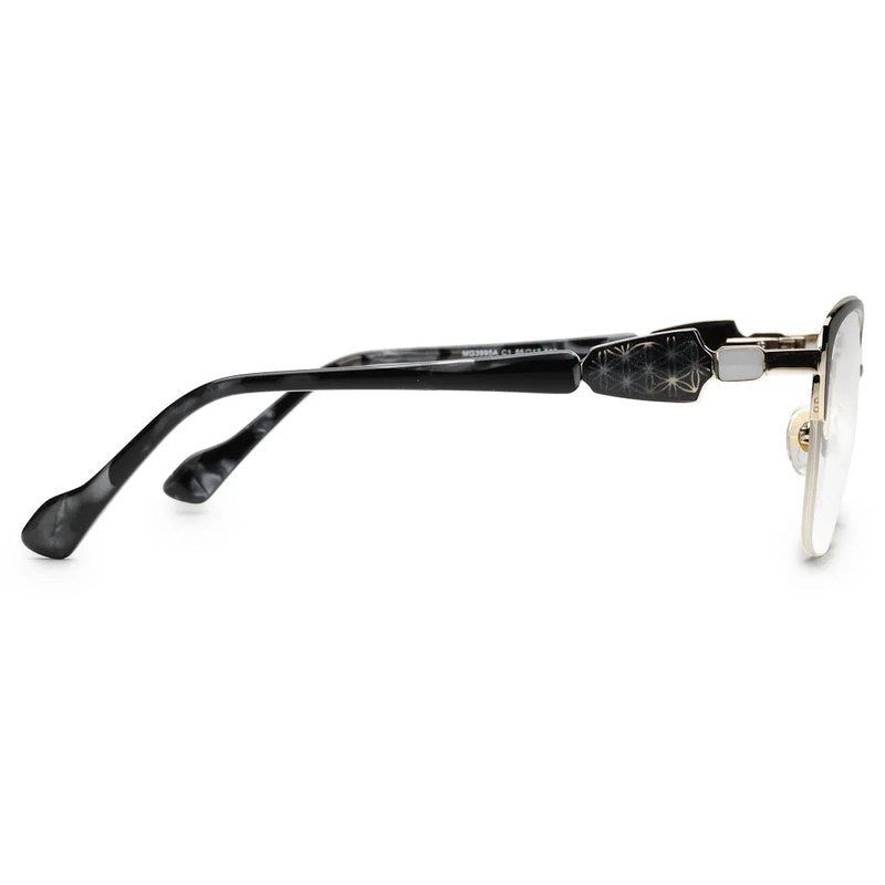 Luxury Black Medium Half Rim Cateye Eyeglasses for Women — Hashtag Eyewears