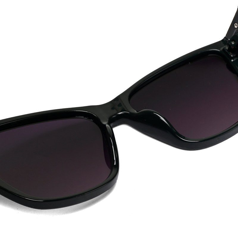 Lynor Green Medium Full Rim Cateye Sunglasses for Women — Hashtag Eyewears