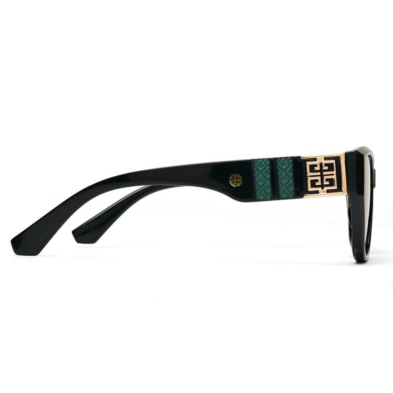 Lynor Green Medium Full Rim Cateye Sunglasses for Women — Hashtag Eyewears