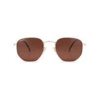 Lyraen Brown Medium Full Rim Hexagonal Sunglasses for Men & Women — Hashtag Eyewears