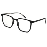 Lyria Black Medium Full Rim Square Clip-on for Men — Hashtag Eyewears