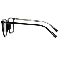 Lyria Black Medium Full Rim Square Clip-on for Men — Hashtag Eyewears