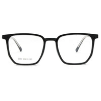 Lyria Black Medium Full Rim Square Clip-on for Men — Hashtag Eyewears