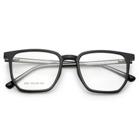 Lyria Black Medium Full Rim Square Clip-on for Men — Hashtag Eyewears