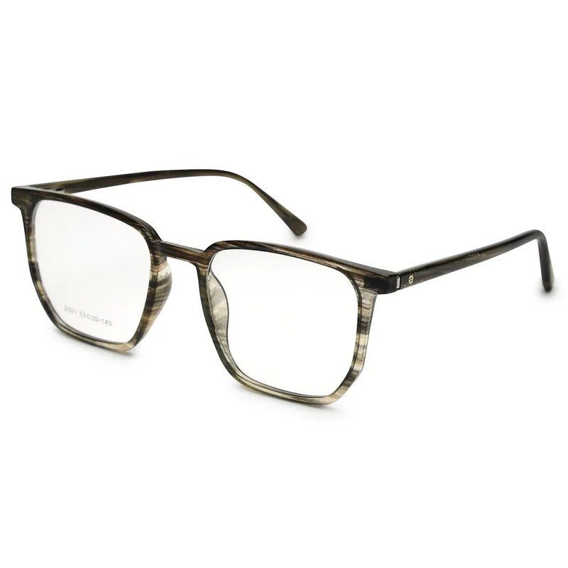 Lyria Smoke Medium Full Rim Square Clip-on for Men — Hashtag Eyewears