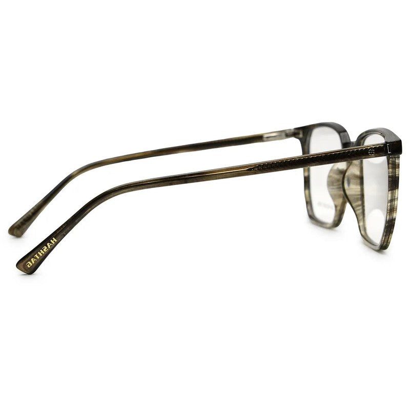 Lyria Smoke Medium Full Rim Square Clip-on for Men — Hashtag Eyewears