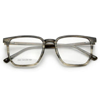 Lyria Smoke Medium Full Rim Square Clip-on for Men — Hashtag Eyewears