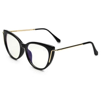 Lythion Black Large Full Rim Cateye Sunglasses for Women — Hashtag Eyewears