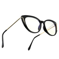 Lythion Black Large Full Rim Cateye Sunglasses for Women — Hashtag Eyewears