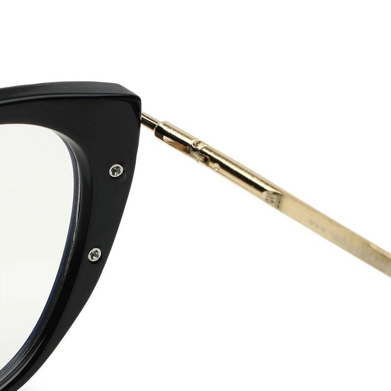 Lythion Black Large Full Rim Cateye Sunglasses for Women — Hashtag Eyewears