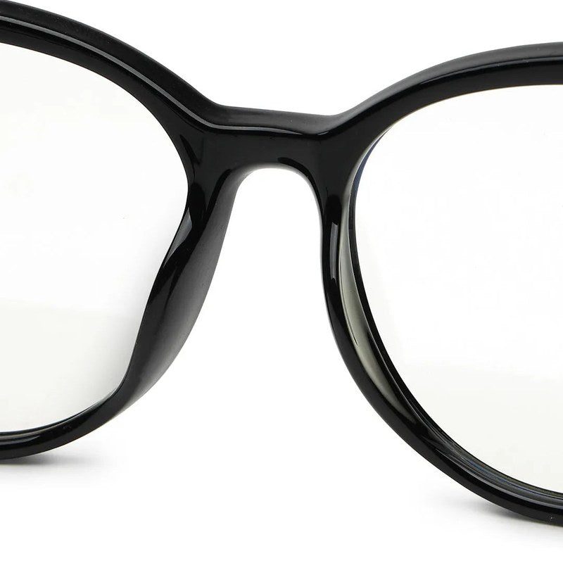Lythion Black Large Full Rim Cateye Sunglasses for Women — Hashtag Eyewears