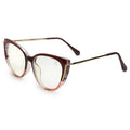 Lythion | Pink Large Full Rim Cateye Sunglasses for Women [Photochromic]