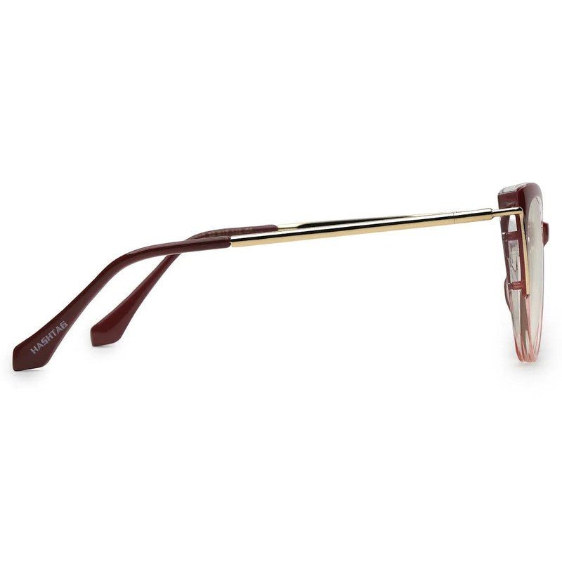 Lythion Pink Large Full Rim Cateye Sunglasses for Women — Hashtag Eyewears