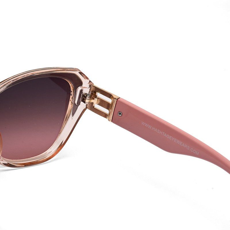Maelor Transparent Medium Full Rim Cateye Sunglasses for Women — Hashtag Eyewears