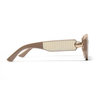 Medusa Light Brown Medium Full Rim Oval Sunglasses for Women — Hashtag Eyewears