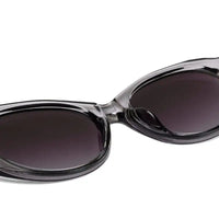 Medusa | Smoke Medium Full Rim Oval Sunglasses for Women [UV-protected]