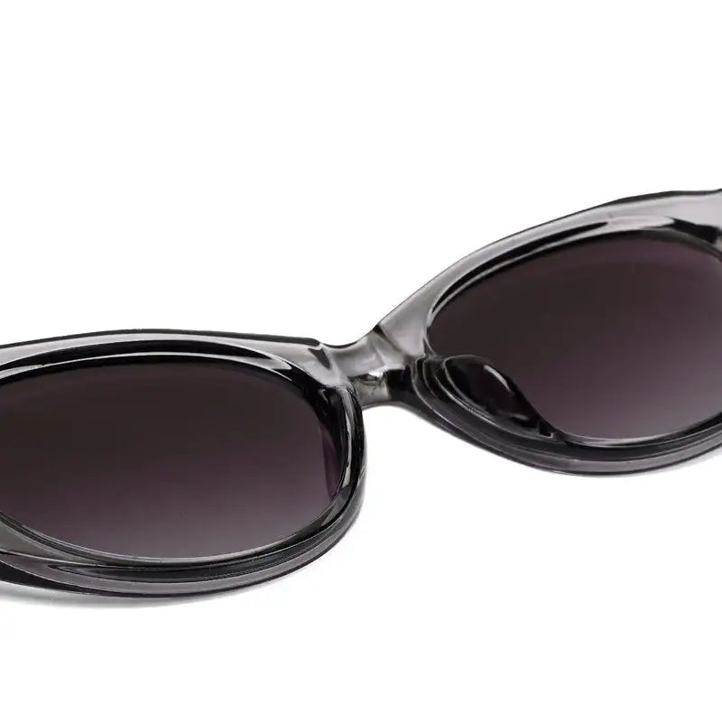 Medusa | Smoke Medium Full Rim Oval Sunglasses for Women [UV-protected]