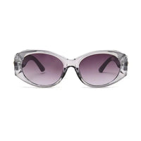 Medusa | Smoke Medium Full Rim Oval Sunglasses for Women [UV-protected]