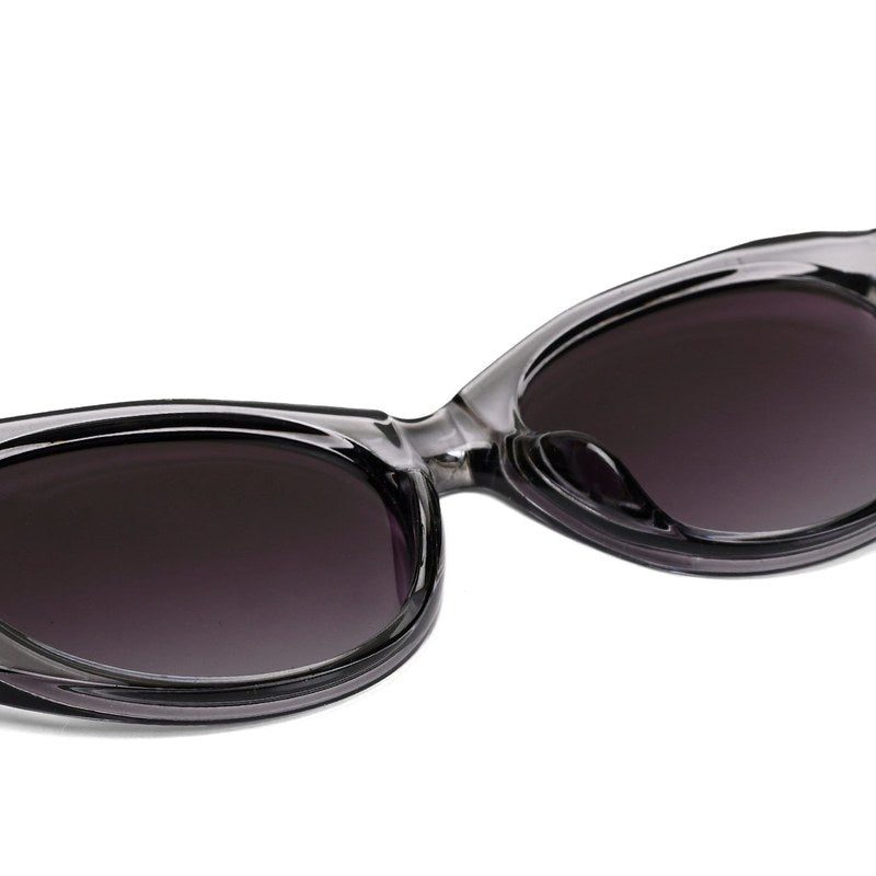 Medusa Smoke Medium Full Rim Oval Sunglasses for Women — Hashtag Eyewears