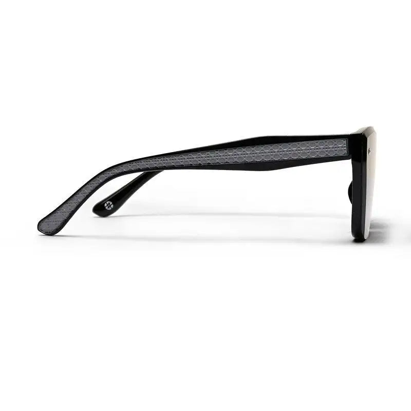 Miron | Black Large Full Rim Cateye Sunglasses for Women [UV-protected]