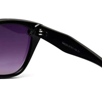 Miron | Black Large Full Rim Cateye Sunglasses for Women [UV-protected]
