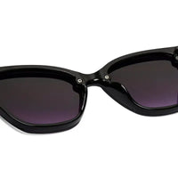 Miron | Black Large Full Rim Cateye Sunglasses for Women [UV-protected]