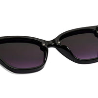 Miron Black Large Full Rim Cateye Sunglasses for Women — Hashtag Eyewears
