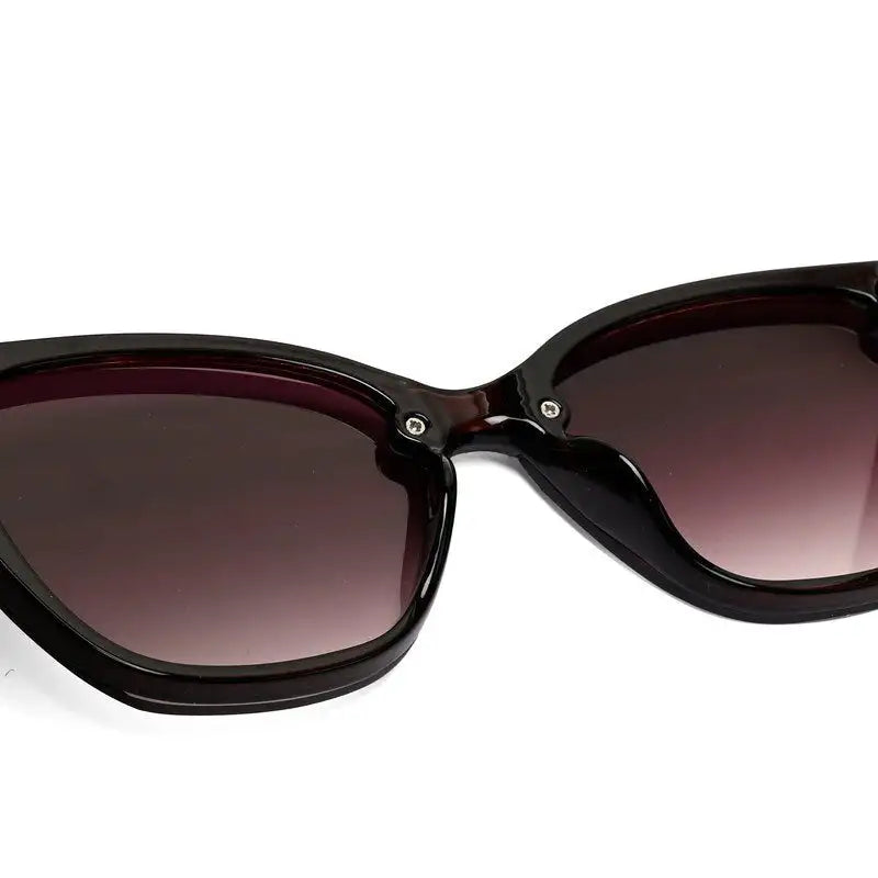 Miron | Brown Large Full Rim Cateye Sunglasses for Women [UV-protected]