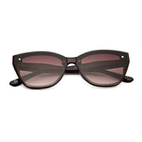 Miron | Brown Large Full Rim Cateye Sunglasses for Women [UV-protected]
