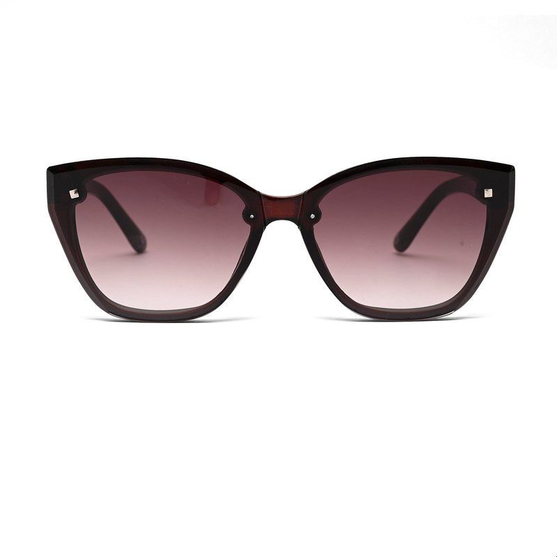 Miron Brown Large Full Rim Cateye Sunglasses for Women — Hashtag Eyewears