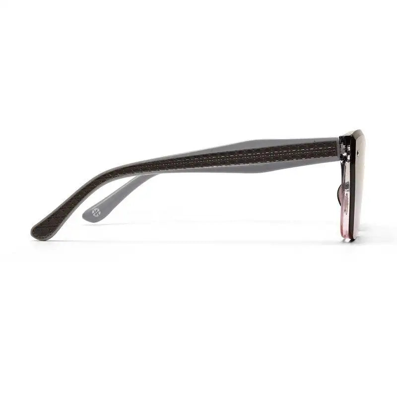 Miron | Gradient Grey - Pink Large Full Rim Cateye Sunglasses for Women [UV-protected]