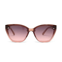 Miron | Transparent Gradient Brown Large Full Rim Cateye Sunglasses for Women [UV-protected]