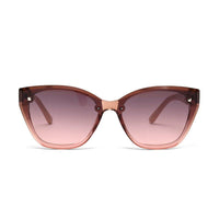 Miron Transparent Gradient Brown Large Full Rim Cateye Sunglasses for Women — Hashtag Eyewears