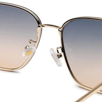Nebular Gradient Green Medium Full Rim Rectangle Sunglasses for Women — Hashtag Eyewears