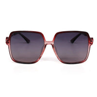 Nebulis Red Gradient Large Full Rim Square Sunglasses for Women — Hashtag Eyewears