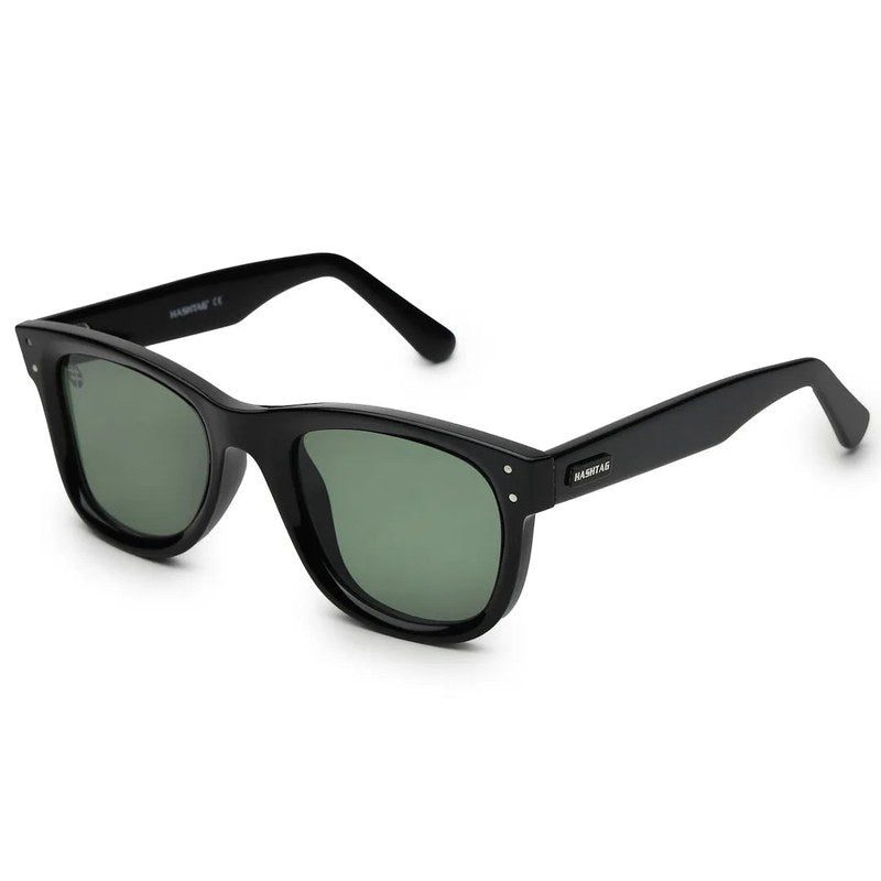Nebulix Black Medium Full Rim Wayfarer Sunglasses for Men — Hashtag Eyewears