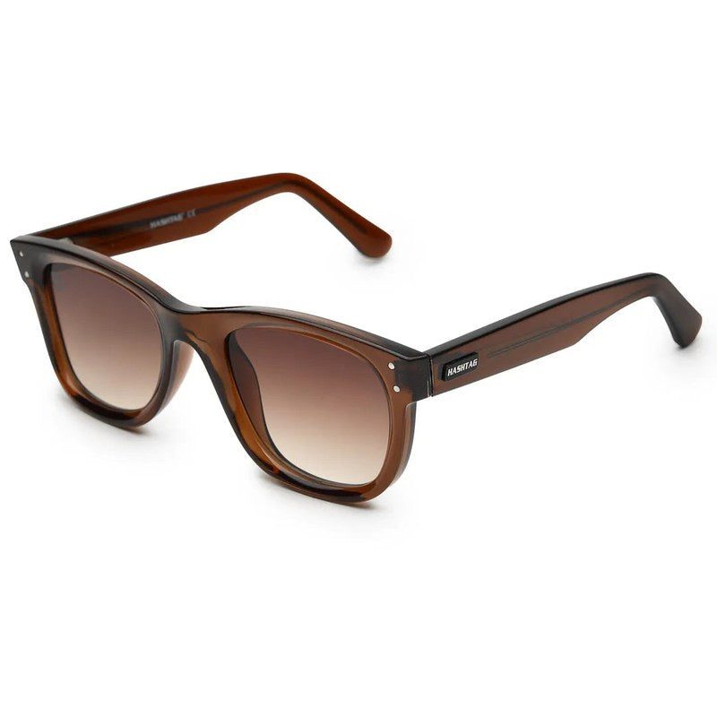 Nebulix Brown Medium Full Rim Wayfarer Sunglasses for Men — Hashtag Eyewears