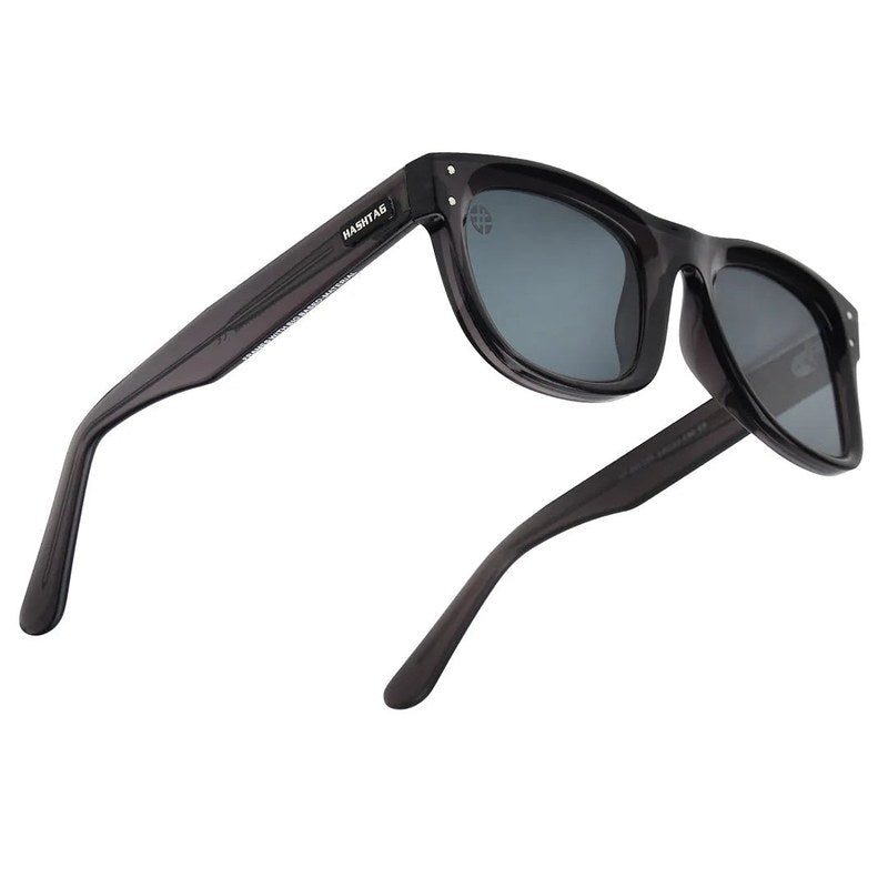 Nebulix Grey Medium Full Rim Wayfarer Sunglasses for Men — Hashtag Eyewears