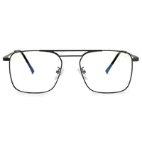 Neuron Black & Grey Medium Full Rim RECTANGLE Computer Glasses for Men & Women — Hashtag Eyewears