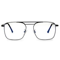Neuron Black Medium Full Rim RECTANGLE Computer Glasses for Men & Women — Hashtag Eyewears