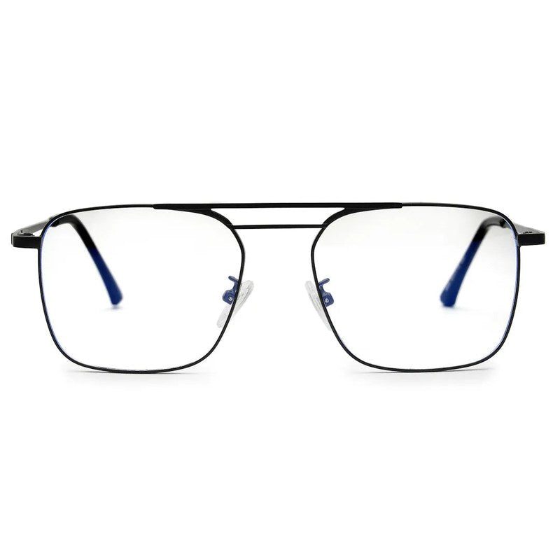 Neuron | Black Medium Full Rim RECTANGLE Computer Glasses for Men & Women [Blue Block]