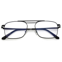 Neuron Black Medium Full Rim RECTANGLE Computer Glasses for Men & Women — Hashtag Eyewears