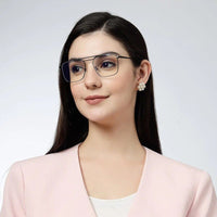 Neuron Black Medium Full Rim RECTANGLE Computer Glasses for Men & Women — Hashtag Eyewears