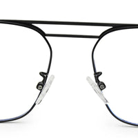 Neuron Black Medium Full Rim RECTANGLE Computer Glasses for Men & Women — Hashtag Eyewears