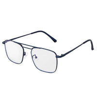 Neuron Blue Medium Full Rim RECTANGLE Computer Glasses for Men & Women — Hashtag Eyewears