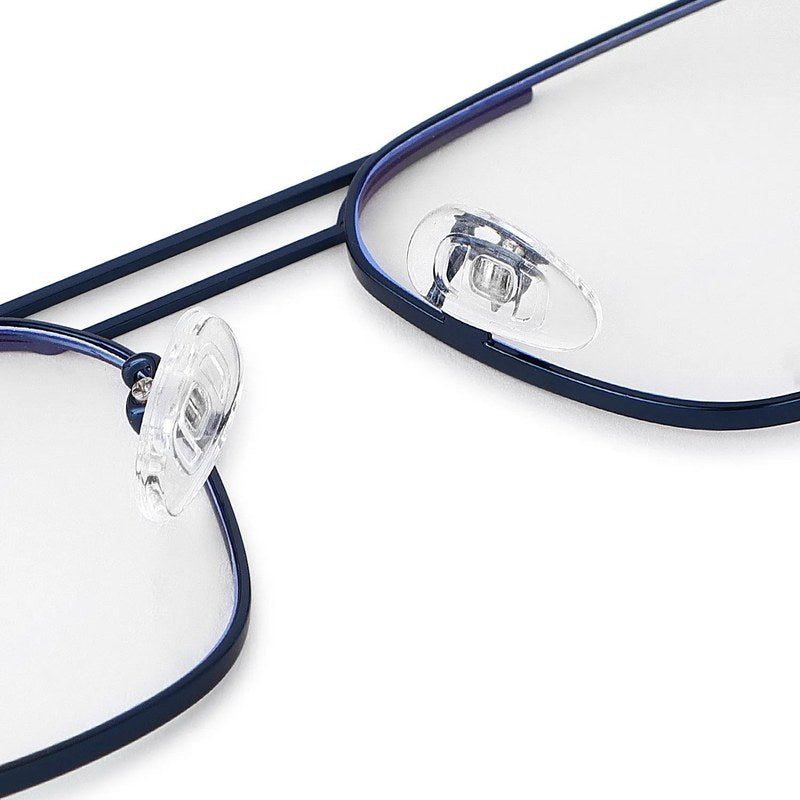 Neuron | Blue Medium Full Rim RECTANGLE Computer Glasses for Men & Women [Blue Block]