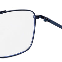 Neuron Blue Medium Full Rim RECTANGLE Computer Glasses for Men & Women — Hashtag Eyewears