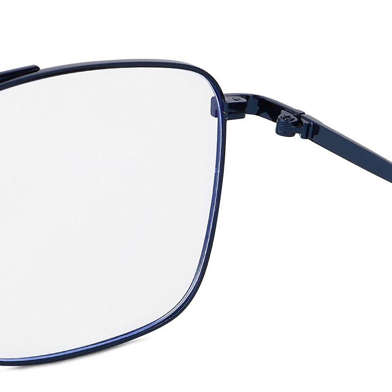 Neuron | Blue Medium Full Rim RECTANGLE Computer Glasses for Men & Women [Blue Block]