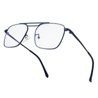 Neuron Blue Medium Full Rim RECTANGLE Computer Glasses for Men & Women — Hashtag Eyewears