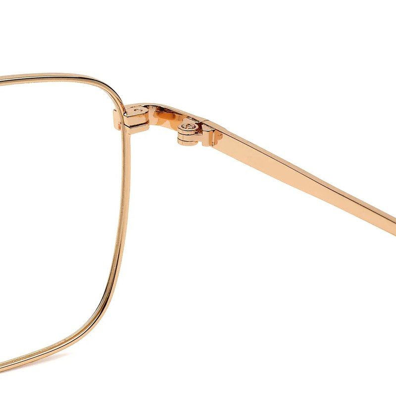 Neuron Golden Medium Full Rim RECTANGLE Computer Glasses for Men & Women — Hashtag Eyewears